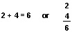 Numbers and signs example