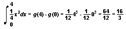 Area of region BCD under the parabola