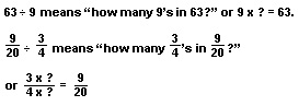 Rewrite division problem as multiplication problem