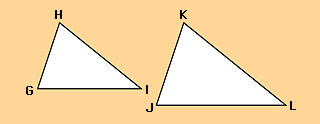 Figure: triangles GHI and JKL