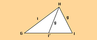 Figure: triangle GHI or triangle GHI'