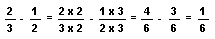 Adding fractions with different denominators