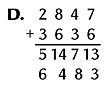 Addition method D