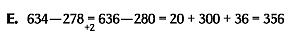 Subtraction method E