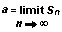 limit S(n)