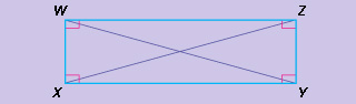 Rectangle with corner points W, X, Y, Z