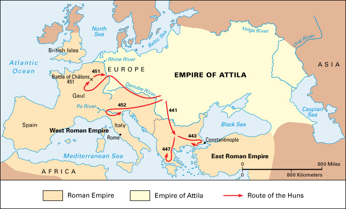 Empire of Attila the Hun