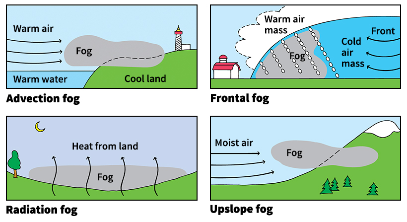 Kinds of fog