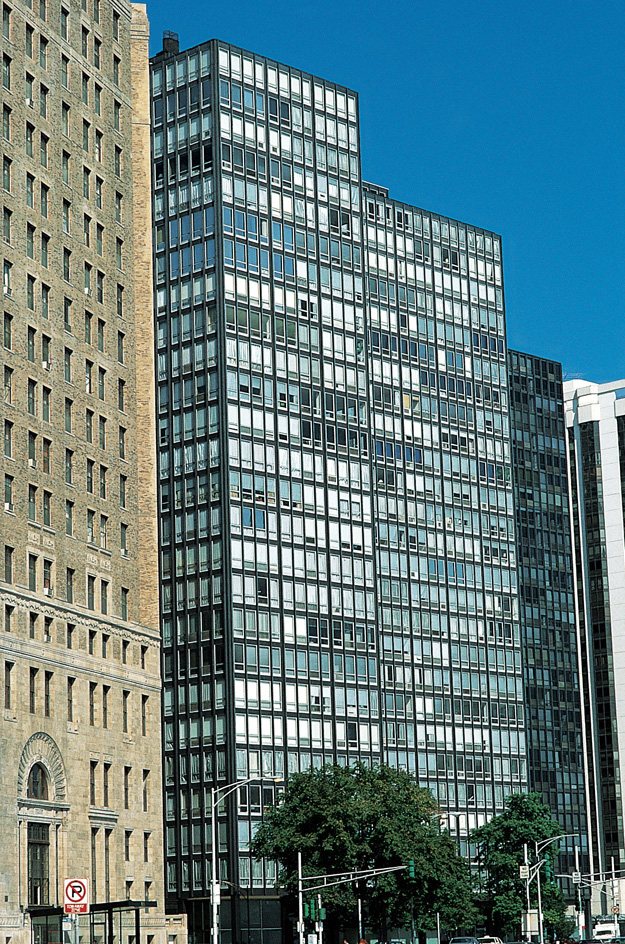 Apartment towers by Mies van der Rohe