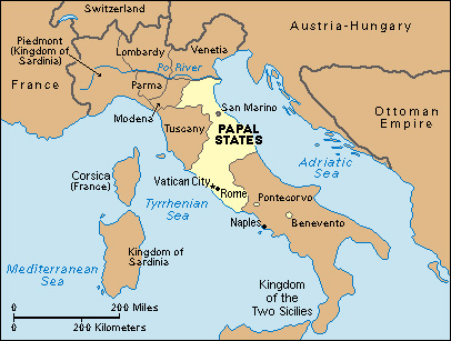 Papal States before 1870