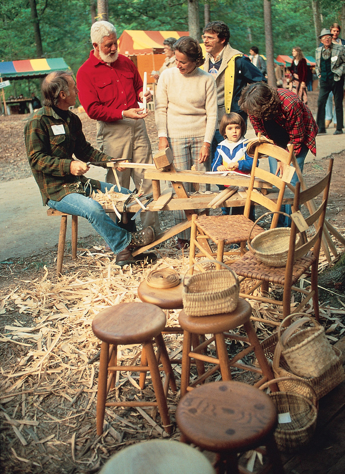 Arts and crafts fair in Berea