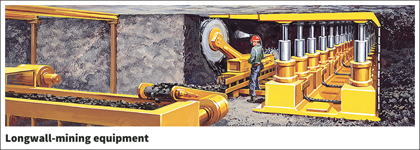 Longwall-mining equipment