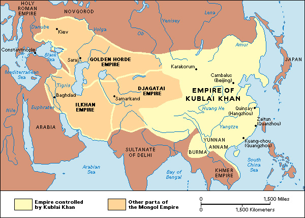 Kublai Khan's Mongol Empire