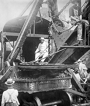 President Roosevelt at the Panama Canal