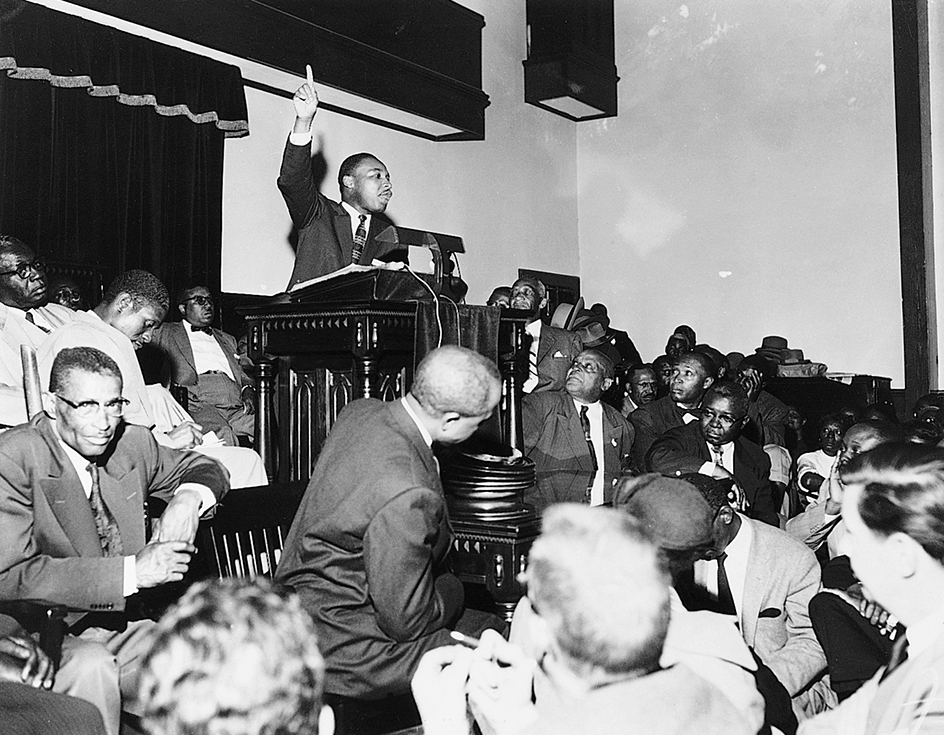 Martin Luther King, Jr., organizing a boycott