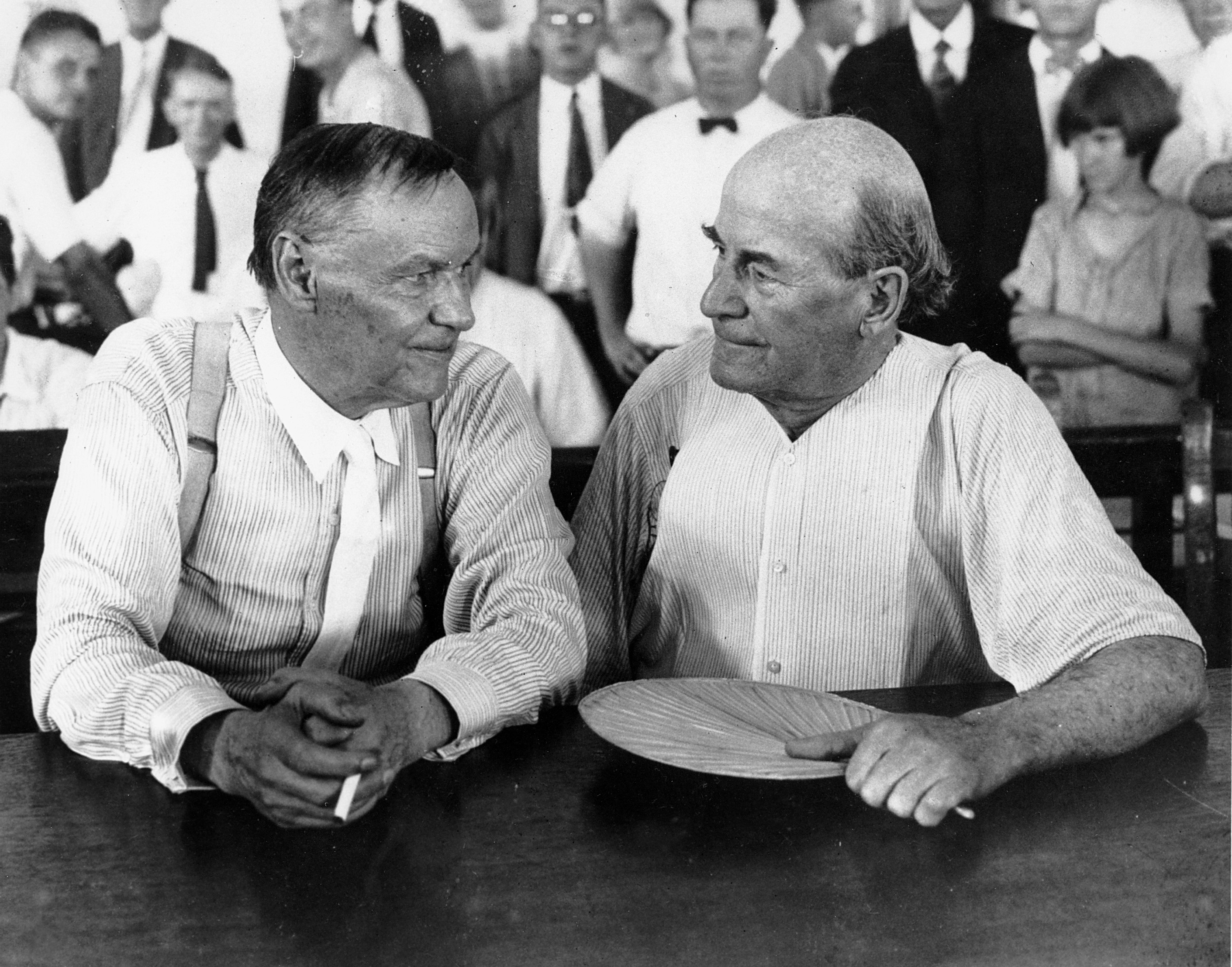 Clarence Darrow and William Jennings Bryan