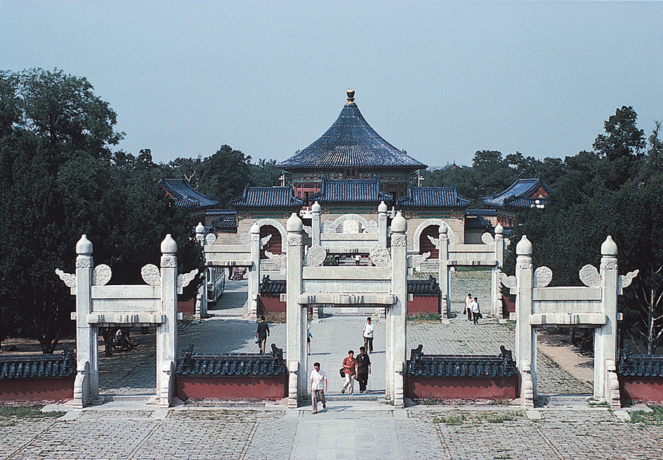 Carved stone gateways in Beijing