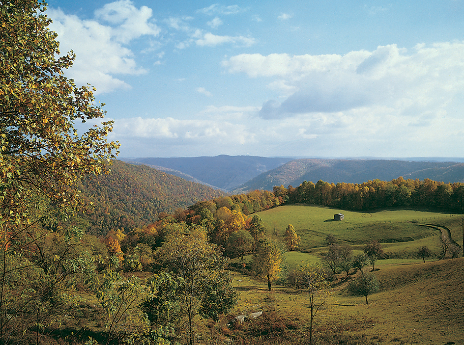 Allegheny Mountains in West Virginia