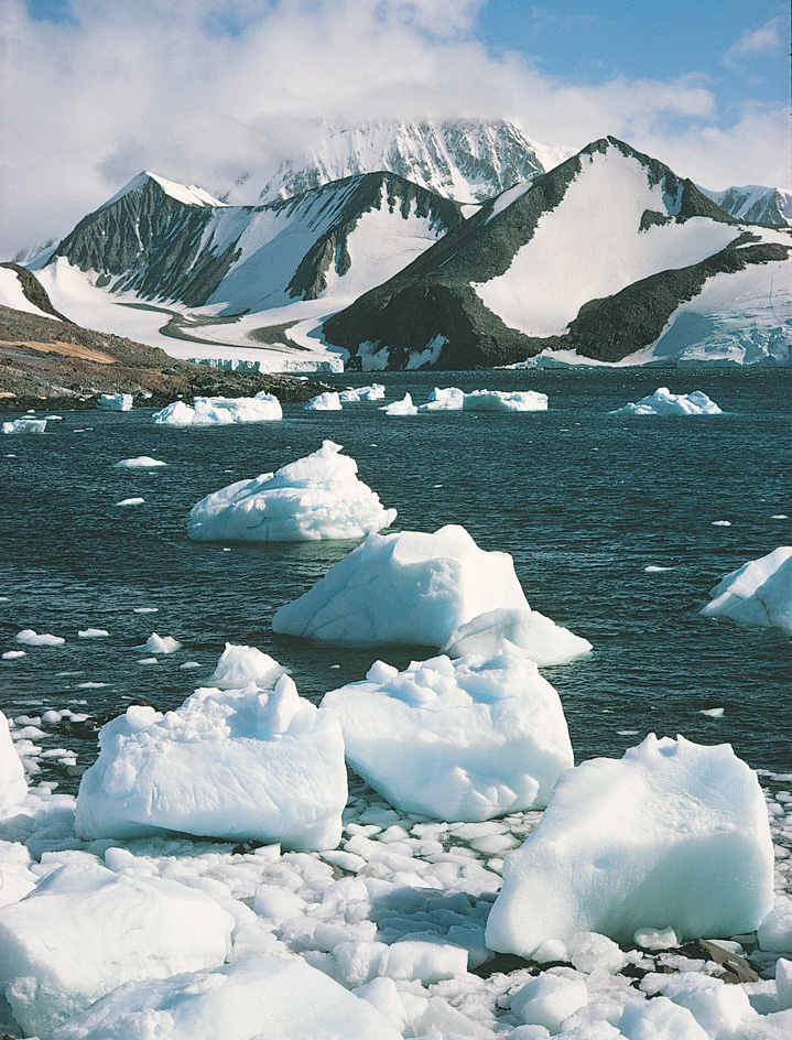 Chunks of ice