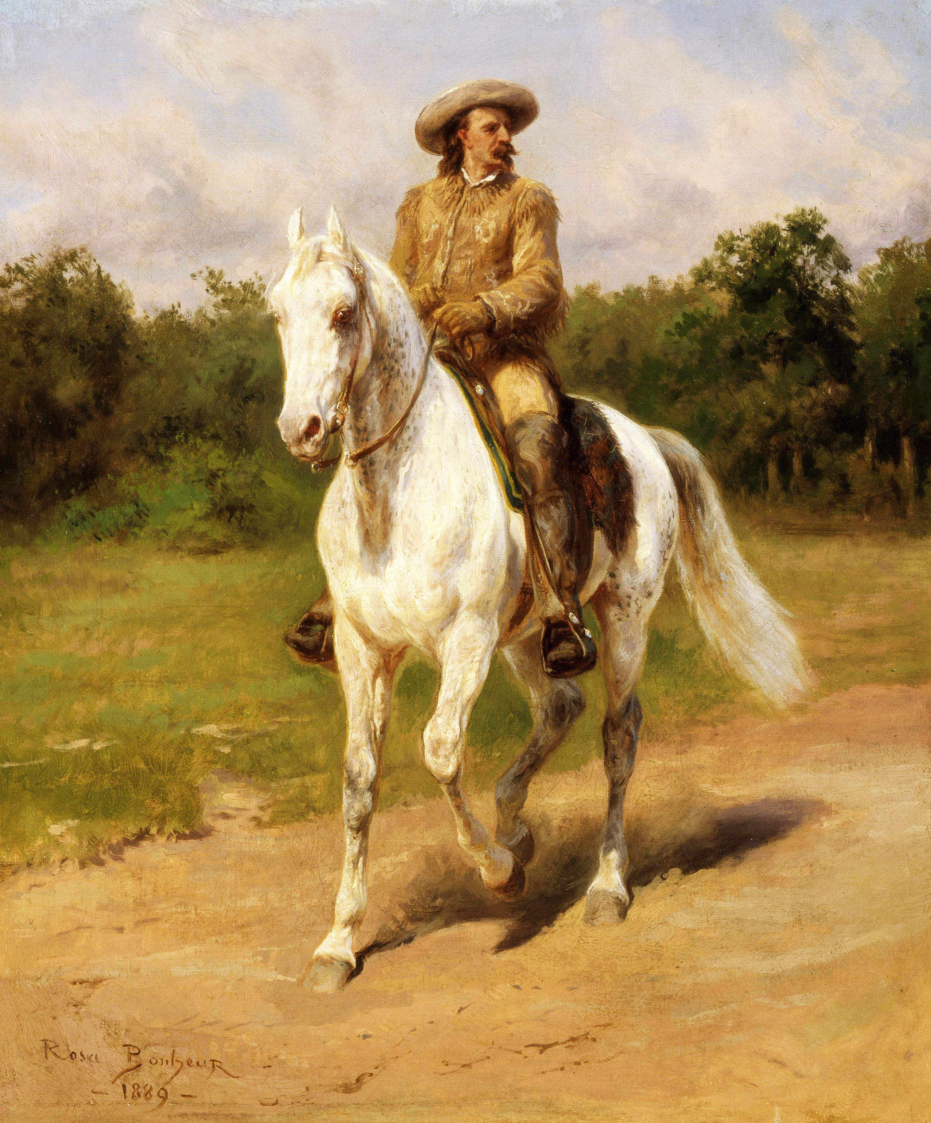 Buffalo Bill Cody, a painting by Rosa Bonheur