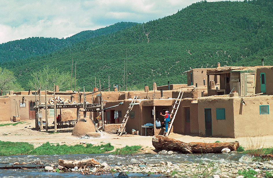 Pueblo village in New Mexico