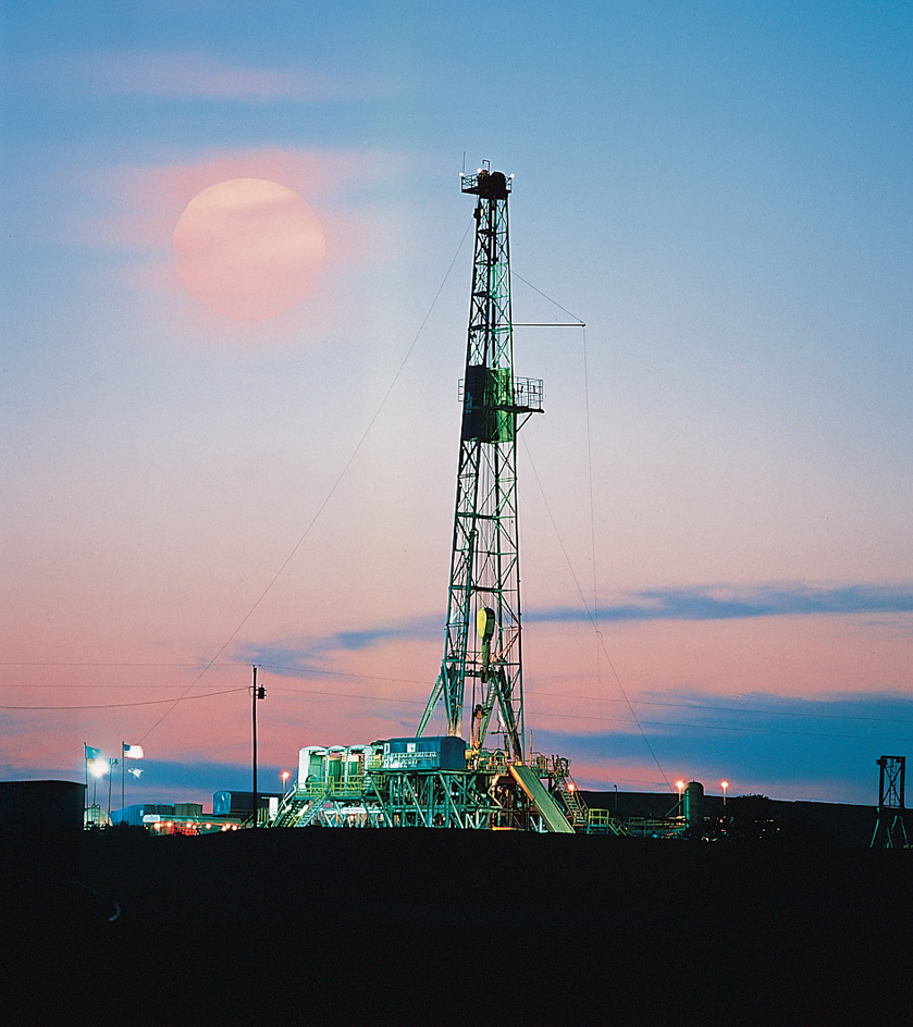 Oil derrick in Oklahoma