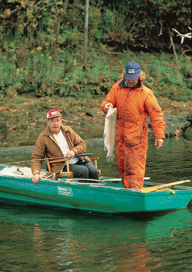 Fishermen in northern Arkansas