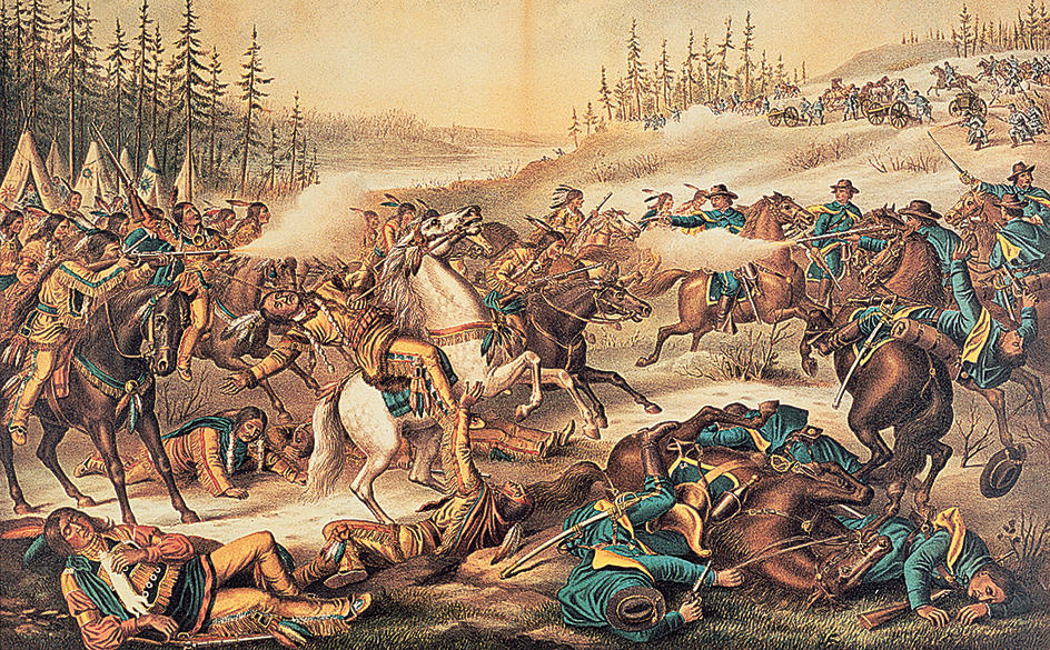 U.S. troops fought Plains warriors