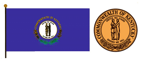 Kentucky flag and seal