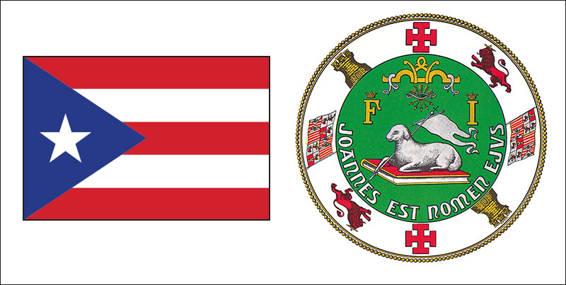 Puerto Rico flag and seal