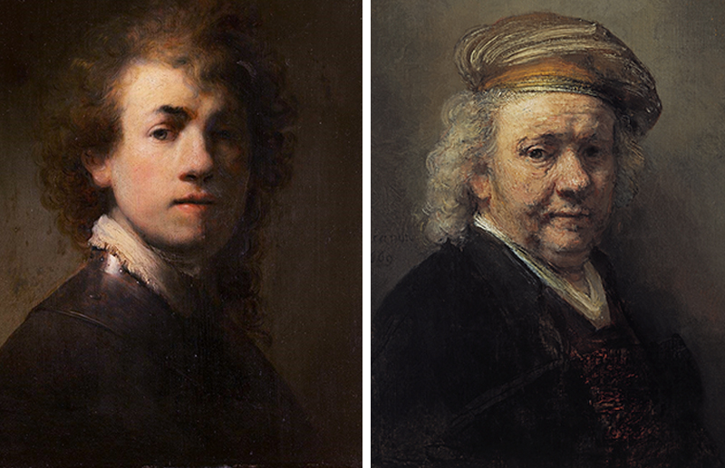 Rembrandt's self-portraits