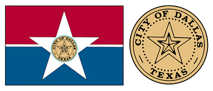 Dallas flag and seal