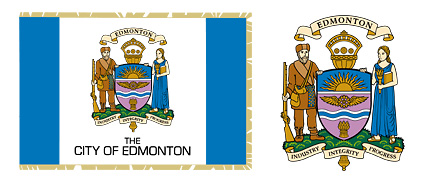 Edmonton flag and seal