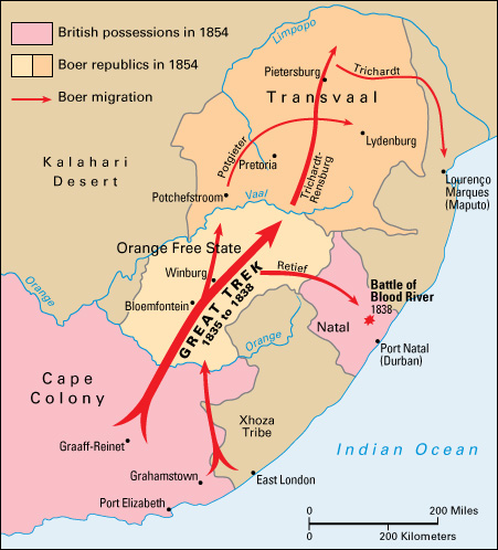 Route of the Great Trek