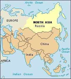 North Asia locator