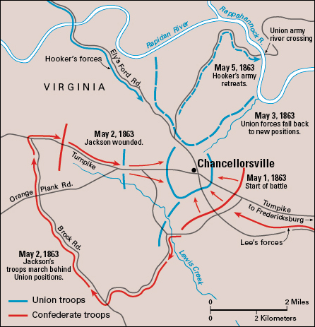 American Civil War: Battle of Chancellorsville