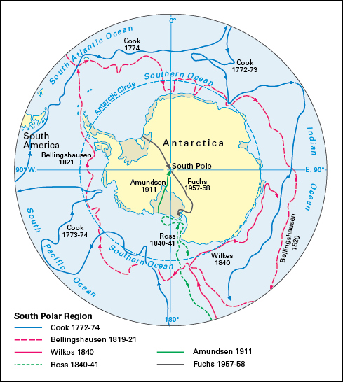 Exploration of the South Pole