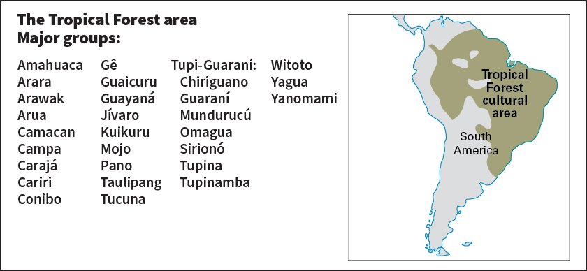 Indigenous peoples of the Americas: Tropical Forest cultural area