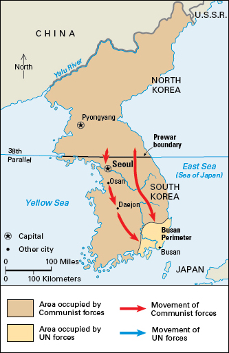 Korean War: North Korean invasion