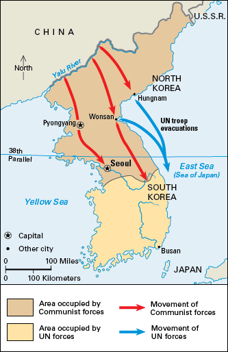 Korean War: Chinese offensive