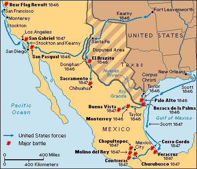 Mexican War campaigns