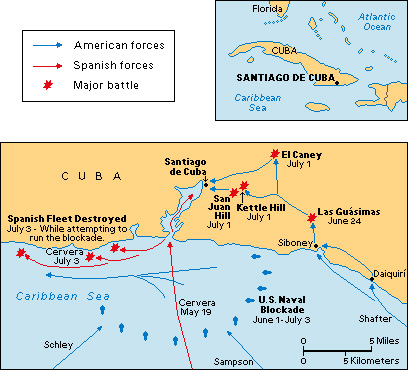 Spanish-American War: Major battles