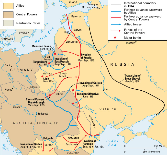 World War I: Eastern Front