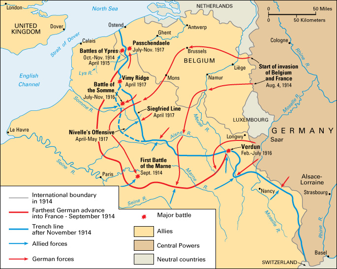 World War I: Western Front 1914-1917