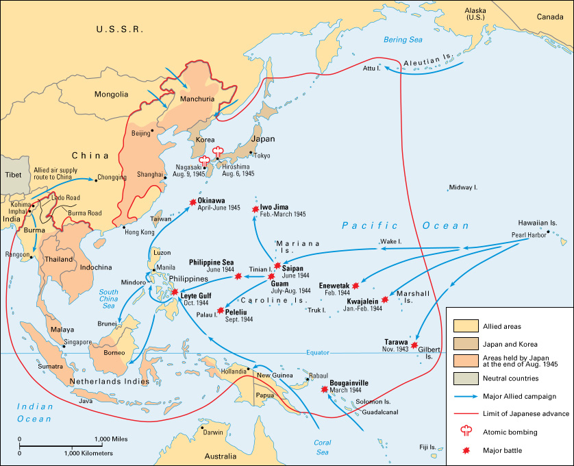 World War II in the Pacific: 1943-1945