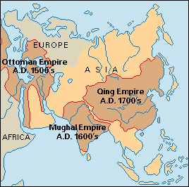 Asian empires: A.D. 1500's to 1700's