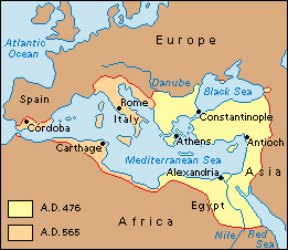 Byzantine Empire: A.D. 500's