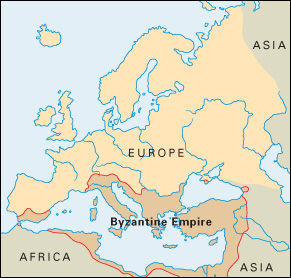 Byzantine Empire, A.D. 500's