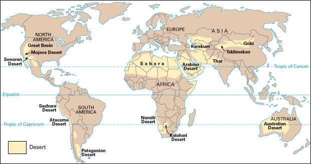 Deserts of the world