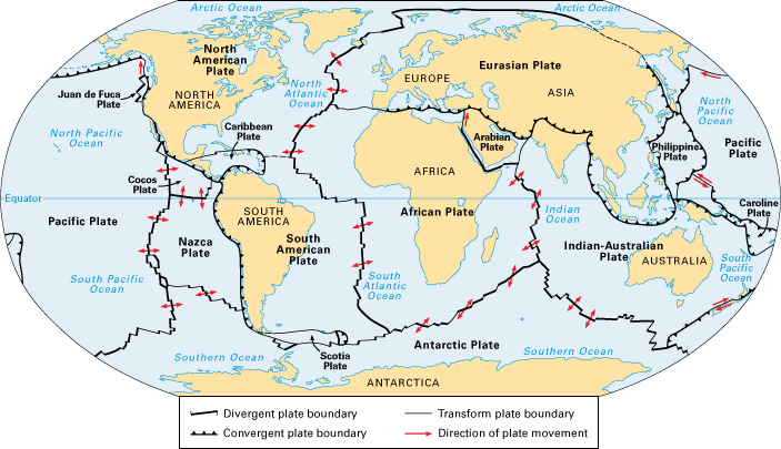 Earth's tectonic plates